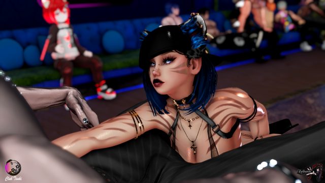 KimLou - Guest Dancer at Club Tsuki Event - Ocean Theme