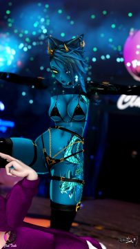 Liuokin - Elite Dancer at Club Tsuki Event - Ocean Theme