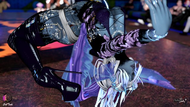 Lunarfay - Mythic Dancer at Club Tsuki Event - Ocean Theme