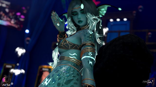 Sunflower - Guest Dancer at Club Tsuki Event - Ocean Theme
