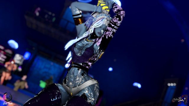 Lunarfay - Mythic Dancer at Club Tsuki Event - Ocean Theme