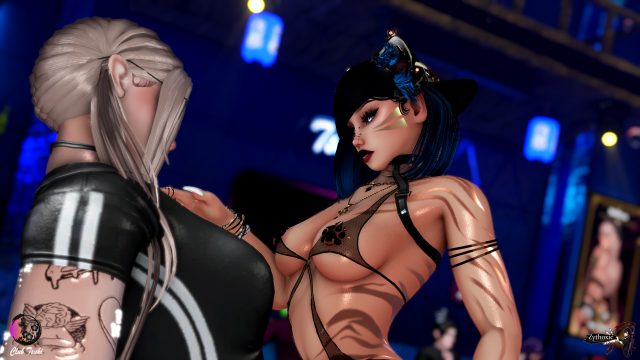 KimLou - Guest Dancer at Club Tsuki Event - Ocean Theme