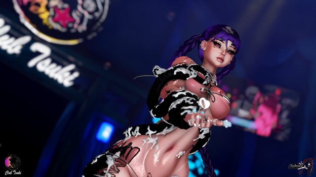Emmo0o - Official Dancer at Club Tsuki Event - Ocean Theme