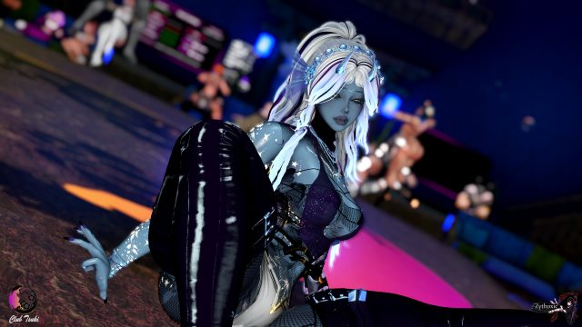 Lunarfay - Mythic Dancer at Club Tsuki Event - Ocean Theme