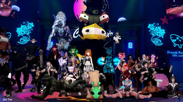 Group Photos at Club Tsuki Event - Ocean Theme
