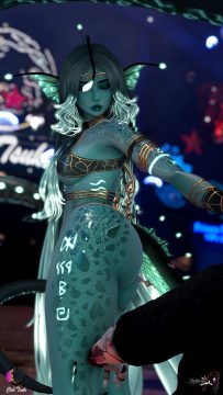 Sunflower - Guest Dancer at Club Tsuki Event - Ocean Theme