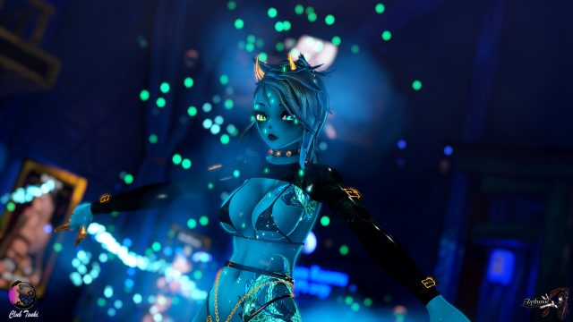 Liuokin - Elite Dancer at Club Tsuki Event - Ocean Theme