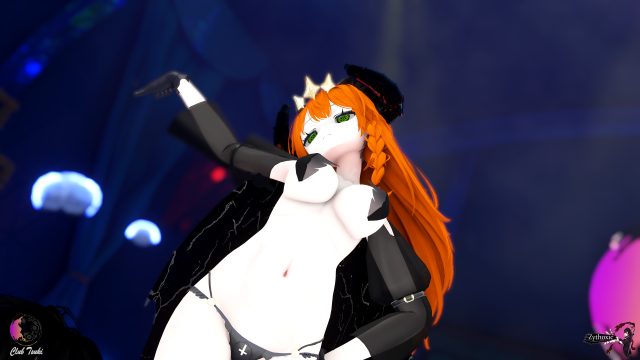 Kitty Gemma - New Dancer at Club Tsuki Event - Ocean Theme