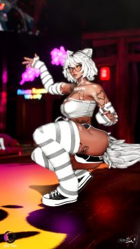 Ankou - Official Dancer at Club Tsuki Event