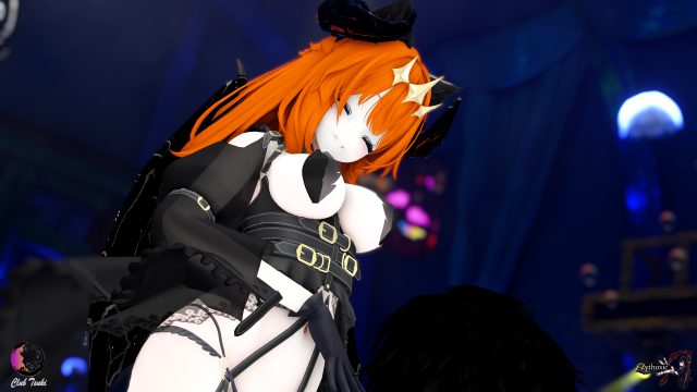 Kitty Gemma - New Dancer at Club Tsuki Event - Ocean Theme
