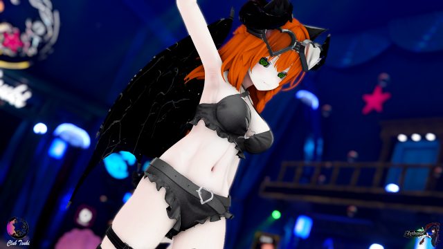 Kitty Gemma - New Dancer at Club Tsuki Event - Ocean Theme