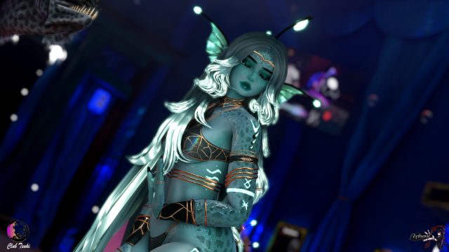 Sunflower - Guest Dancer at Club Tsuki Event - Ocean Theme