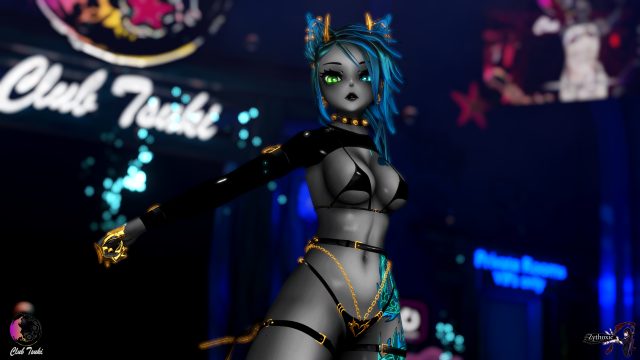 Liuokin - Elite Dancer at Club Tsuki Event - Ocean Theme