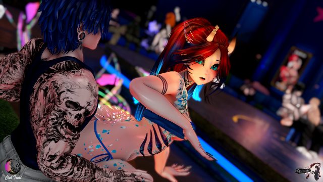 ZZaya - New Dancer at Club Tsuki Event - Ocean Theme