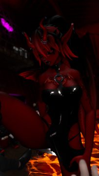 TurtleQueen13 - Official Dancer at Club Tsuki Event - Succubus/Incubus Theme