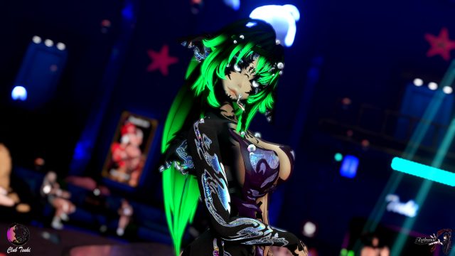Tplinky - Official Dancer at Club Tsuki Event - Ocean Theme