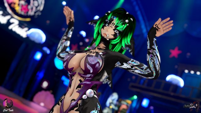 Tplinky - Official Dancer at Club Tsuki Event - Ocean Theme
