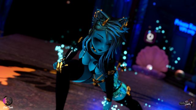 Liuokin - Elite Dancer at Club Tsuki Event - Ocean Theme