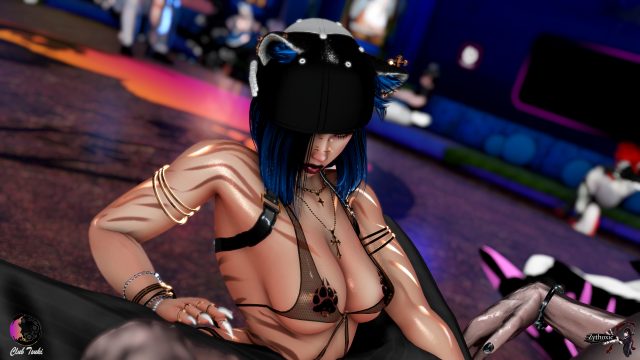 KimLou - Guest Dancer at Club Tsuki Event - Ocean Theme