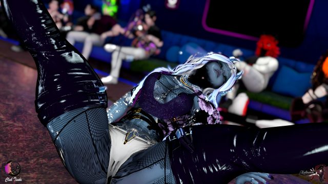 Lunarfay - Mythic Dancer at Club Tsuki Event - Ocean Theme