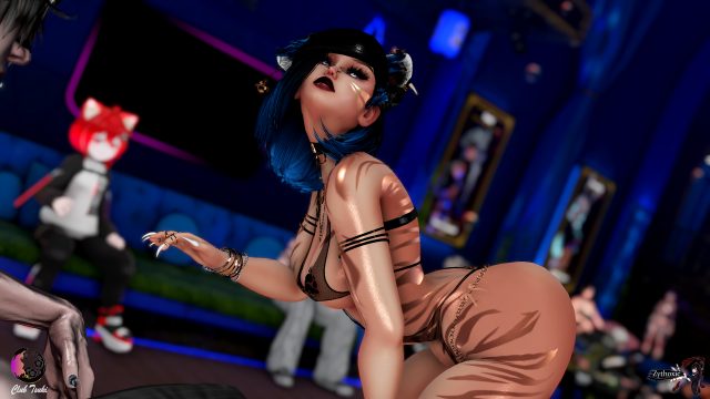KimLou - Guest Dancer at Club Tsuki Event - Ocean Theme