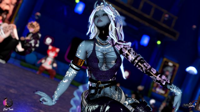 Lunarfay - Mythic Dancer at Club Tsuki Event - Ocean Theme