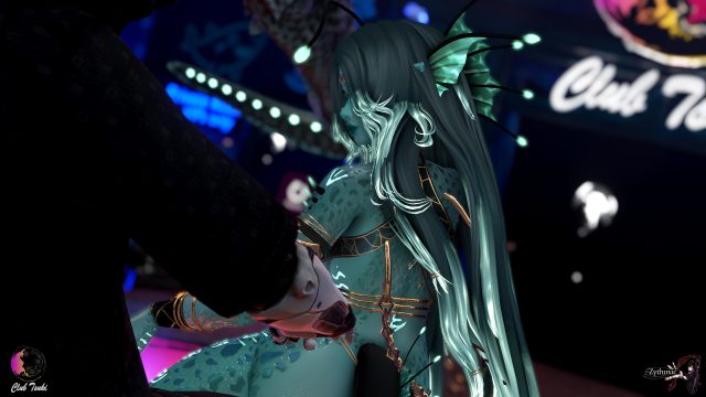 Sunflower - Guest Dancer at Club Tsuki Event - Ocean Theme