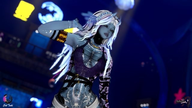 Lunarfay - Mythic Dancer at Club Tsuki Event - Ocean Theme